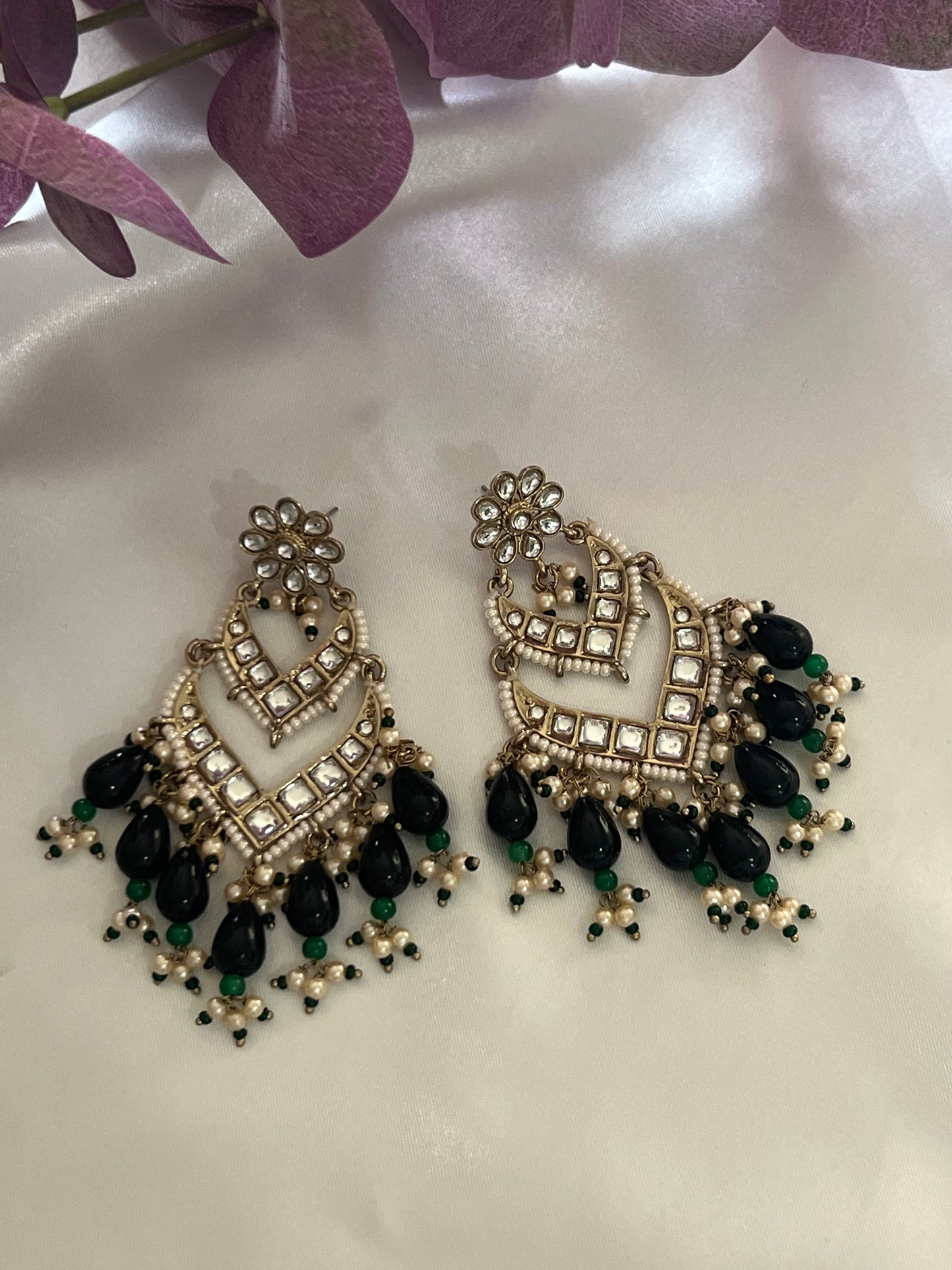 Kasra Kundan Earrings