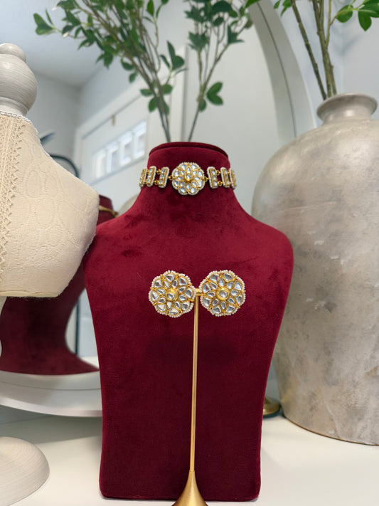 Ahanika Kundan Choker Set
