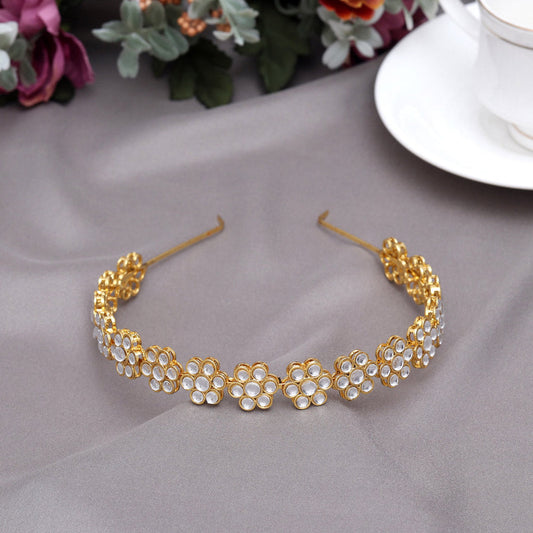 Riyanshi Kundan Hair Bands