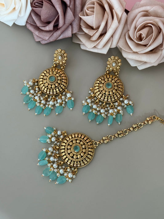 Masira Earrings and Tikka