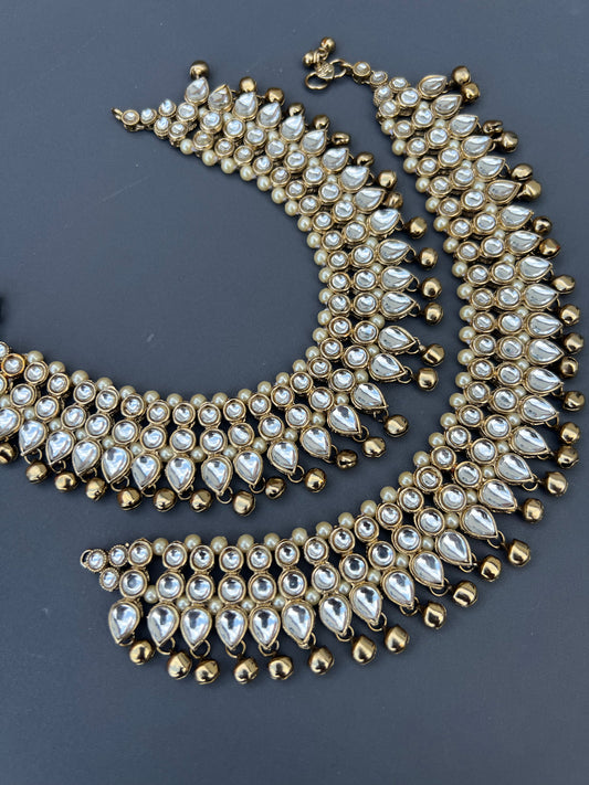 Kundan Heavy Anklets