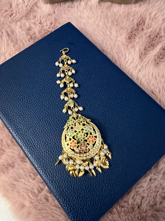 Original Jadau Gold Plated Tikka