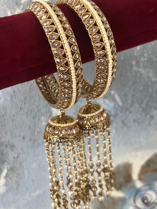 Yasmin polki jhumki style Bangles