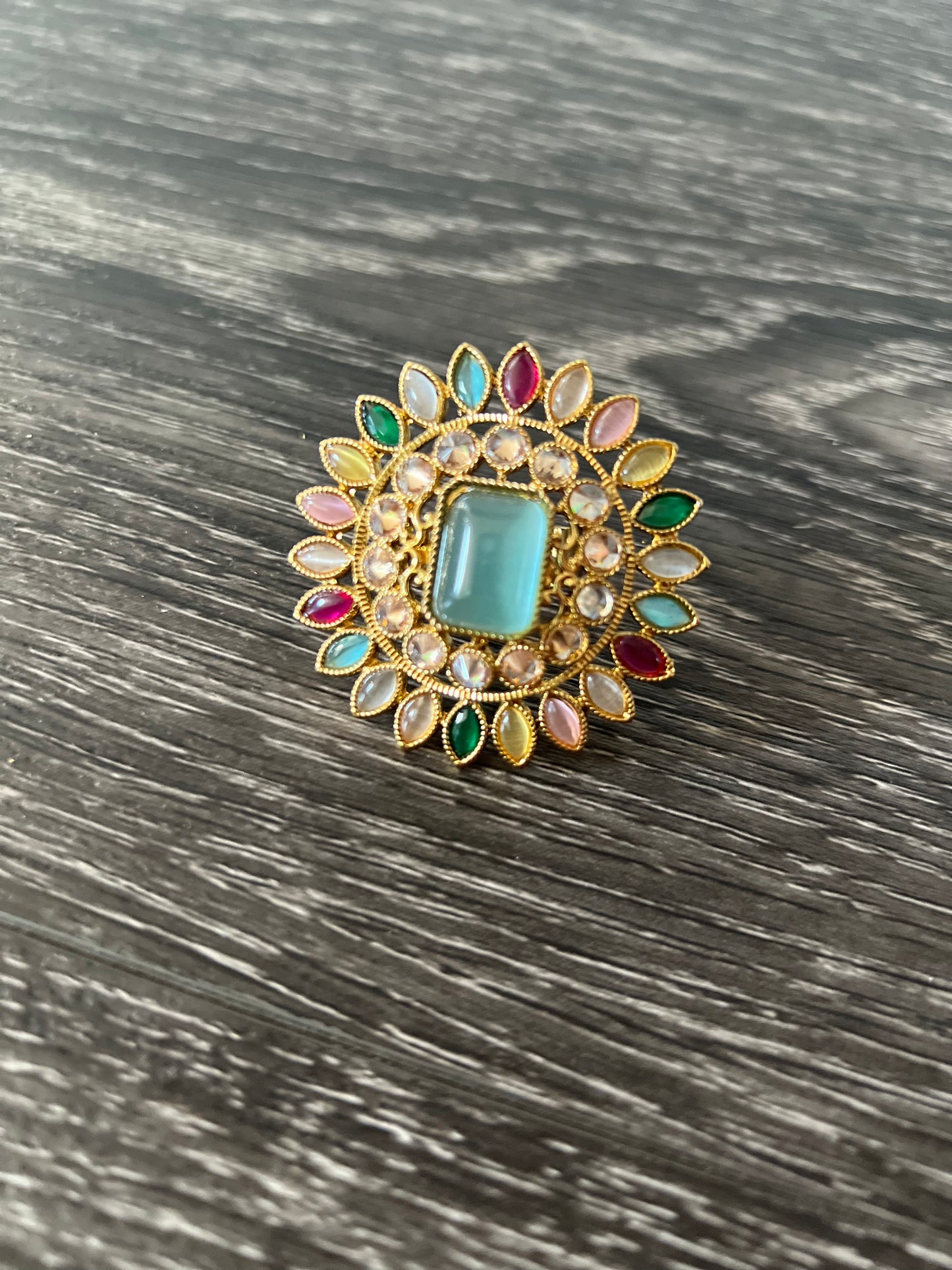 Fine Polki oversized Ring