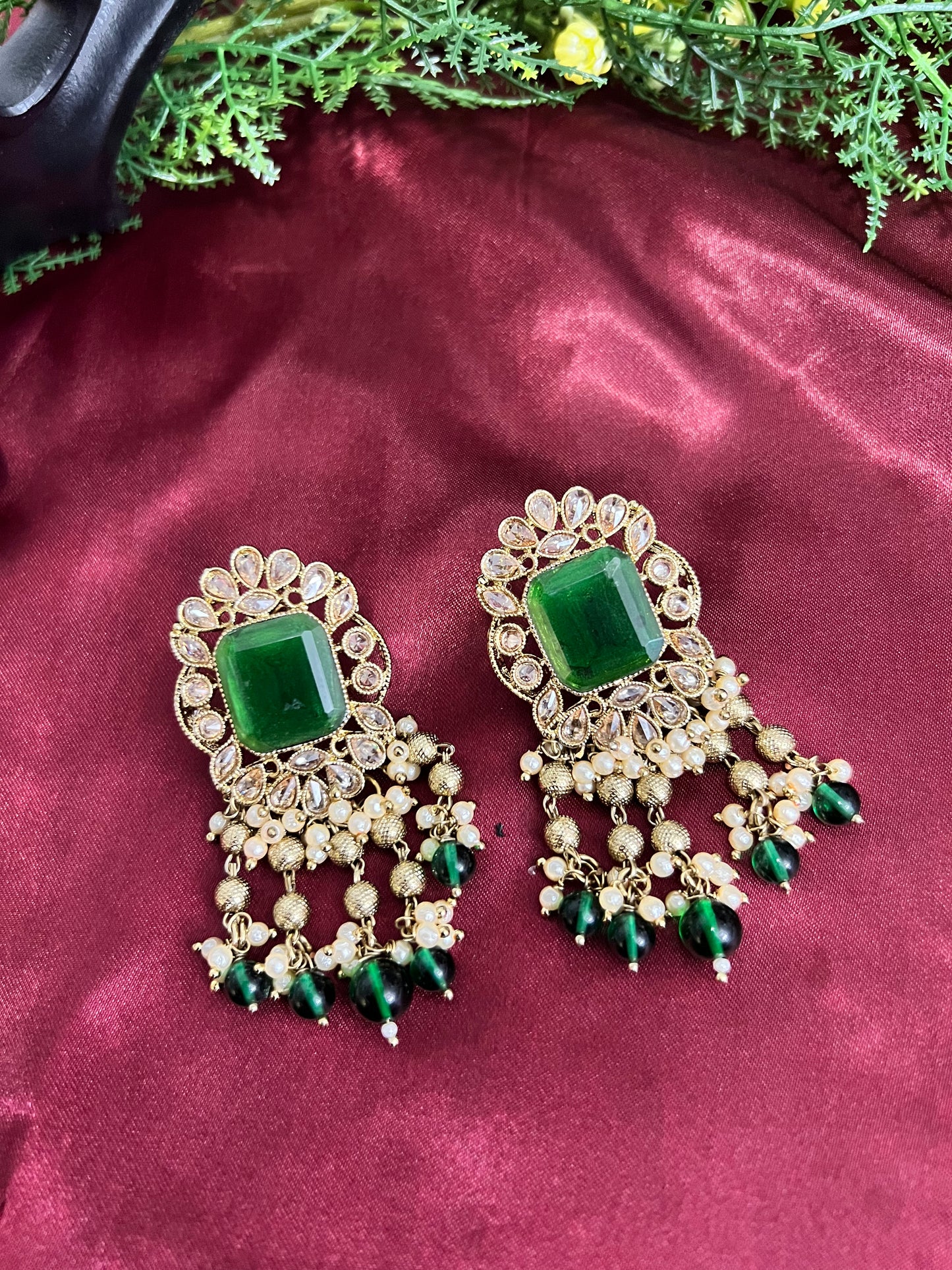 Manat Polki Earrings