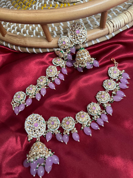 Tara kundan Bahubali Jhumkas