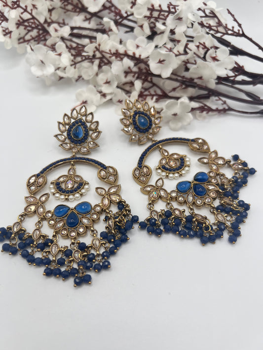 Iqra polki Earrings and Tikka