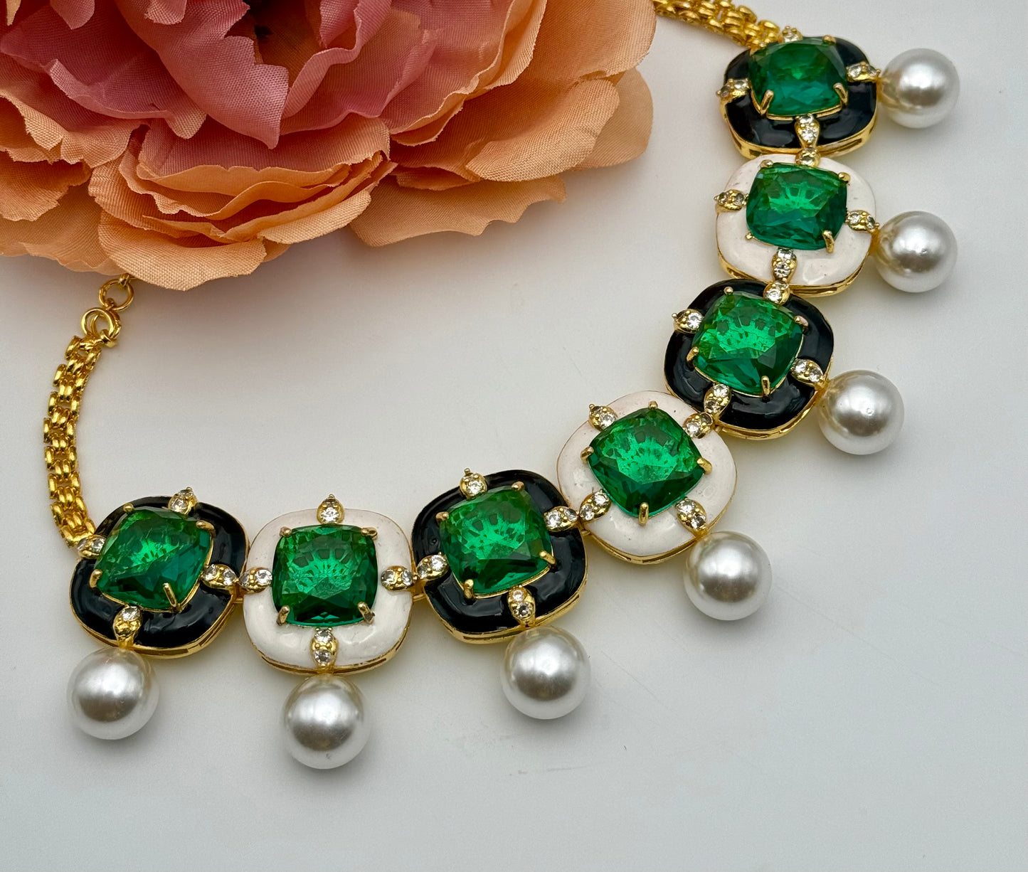 Faryat  Fusion Doublet Necklace Set