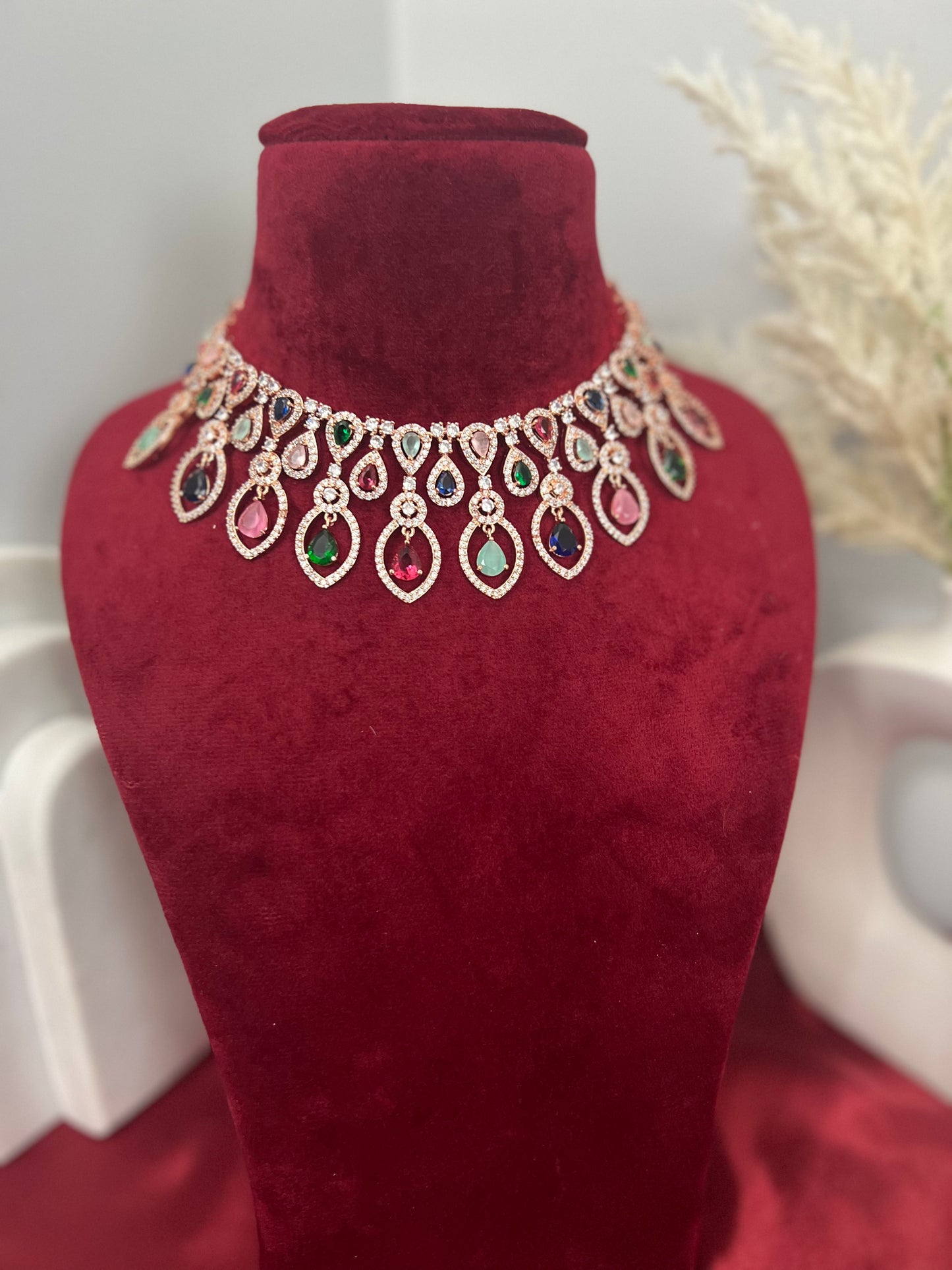 American Diamond Necklace set