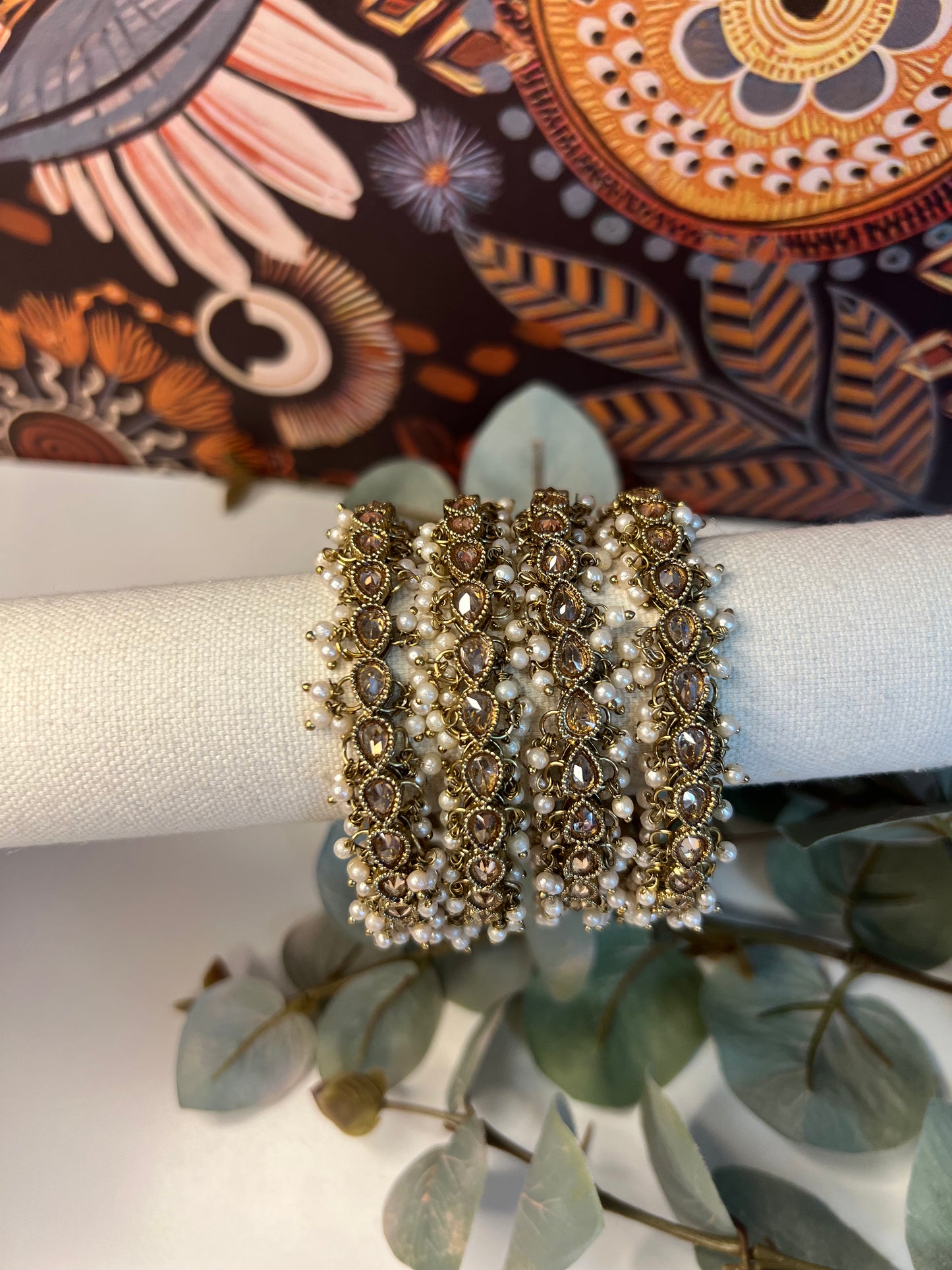 Qamara Fine polki Bangles