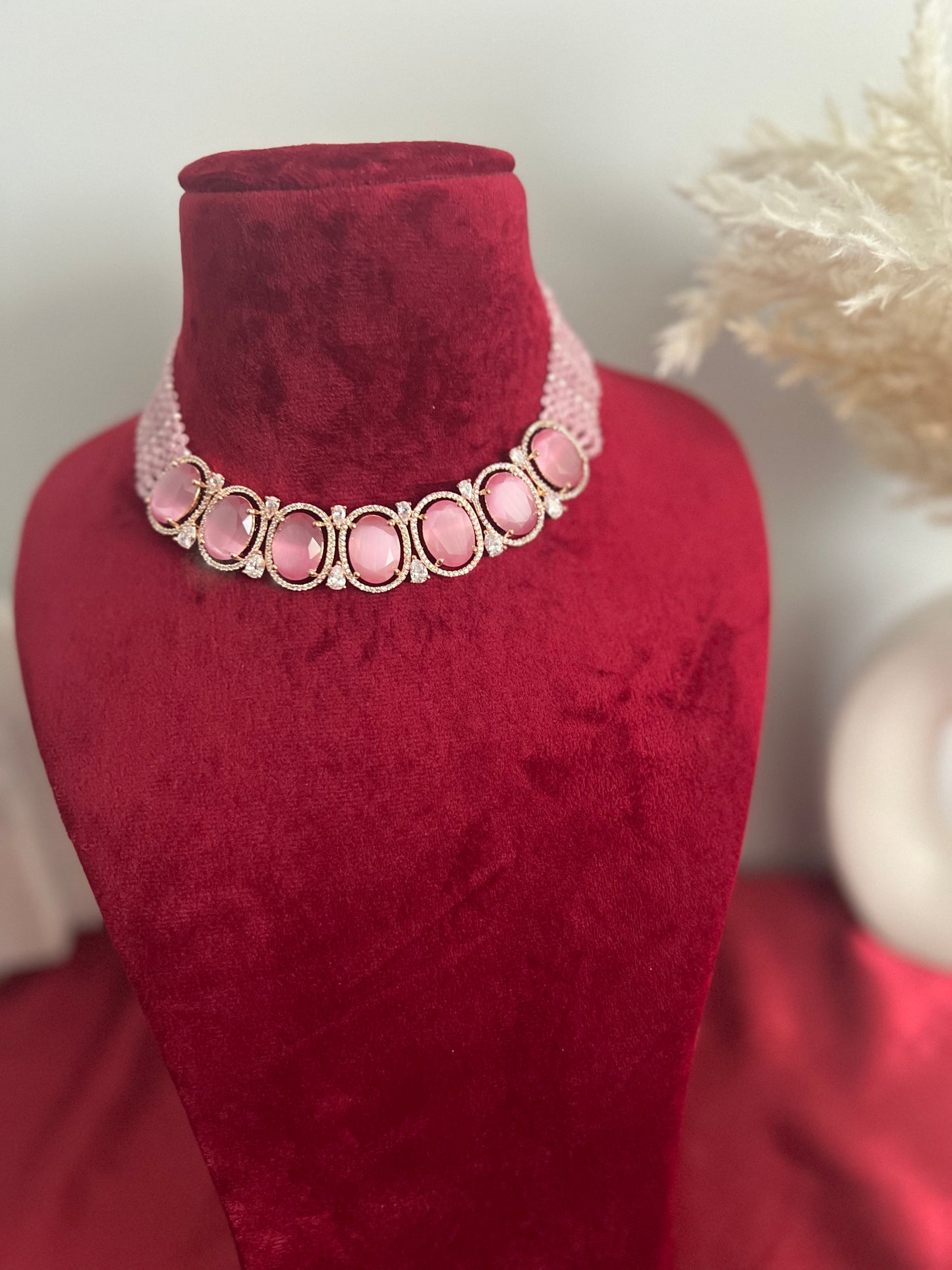 American diamond choker set