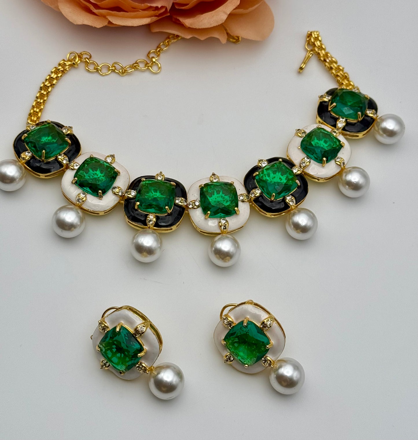 Faryat  Fusion Doublet Necklace Set