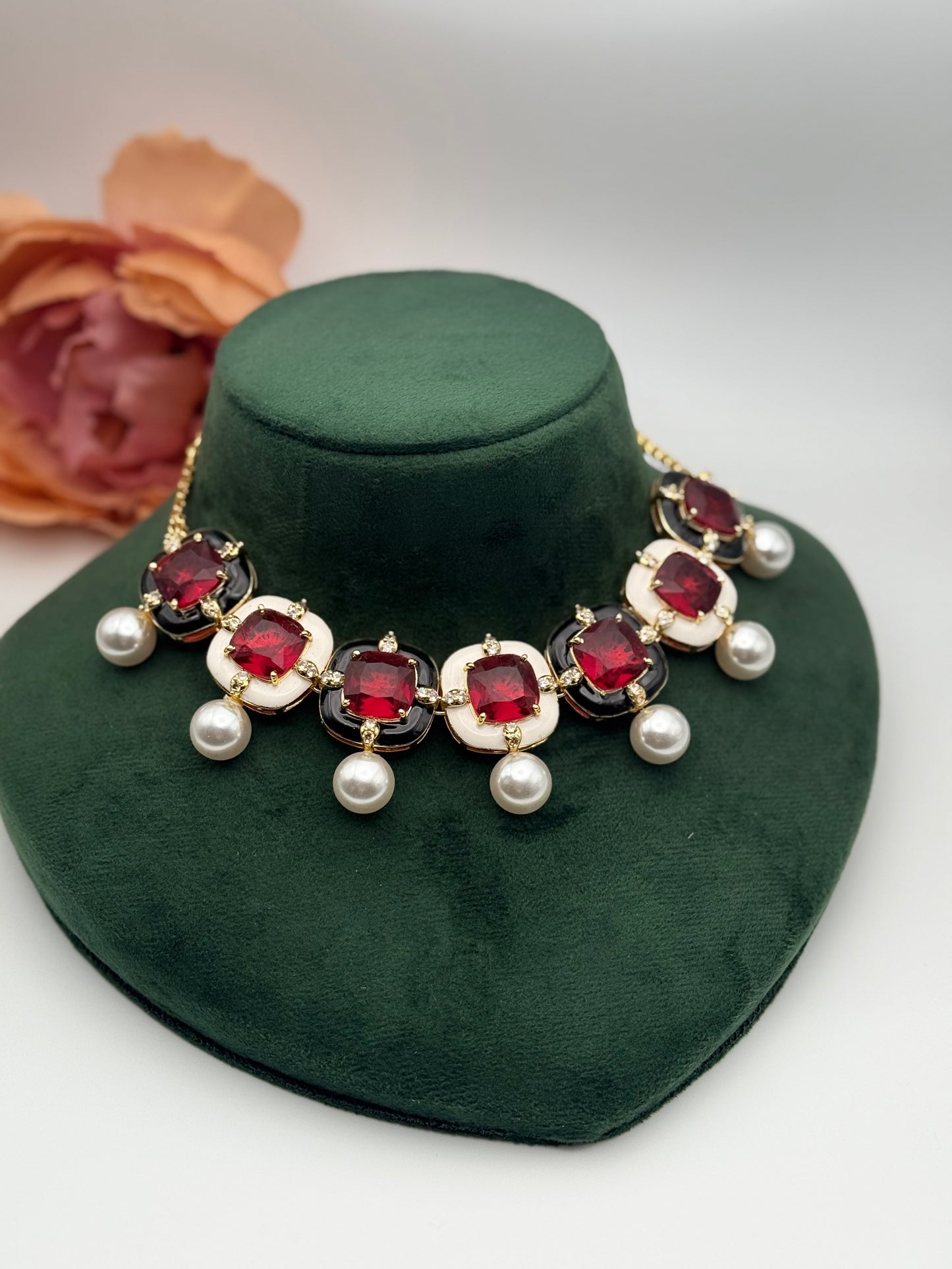 Faryat  Fusion Doublet Necklace Set