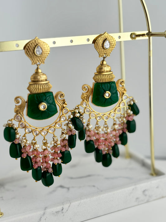 Arpita Uncut Kundan Earrings