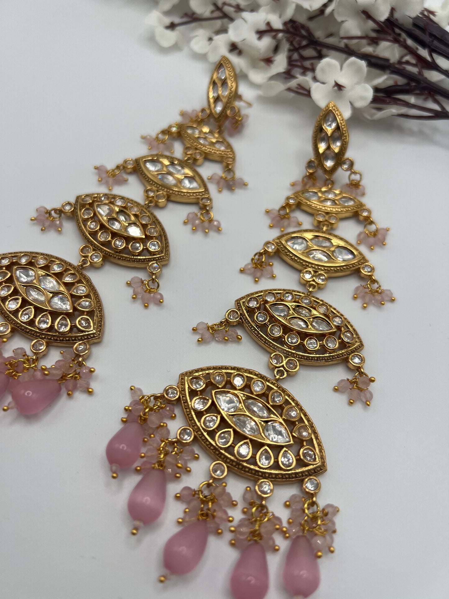 Tapsee Tiyani long Statement Earrings