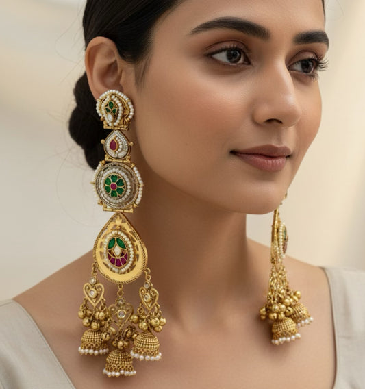 Rahib statement Earrings
