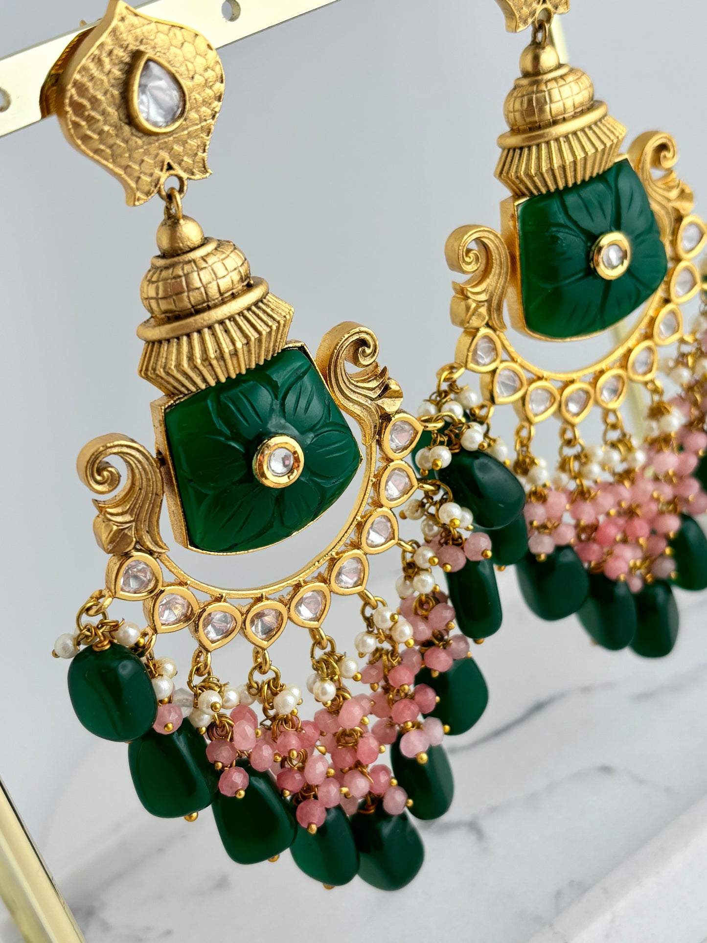 Arpita Uncut Kundan Earrings