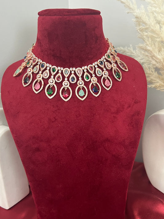 American Diamond Necklace set