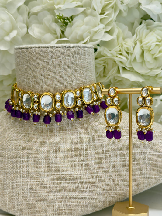 kundan choker set