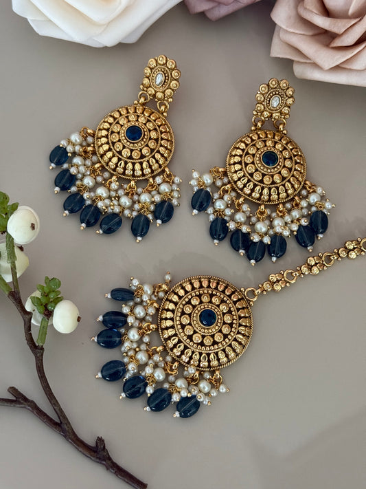 Masira Earrings and Tikka