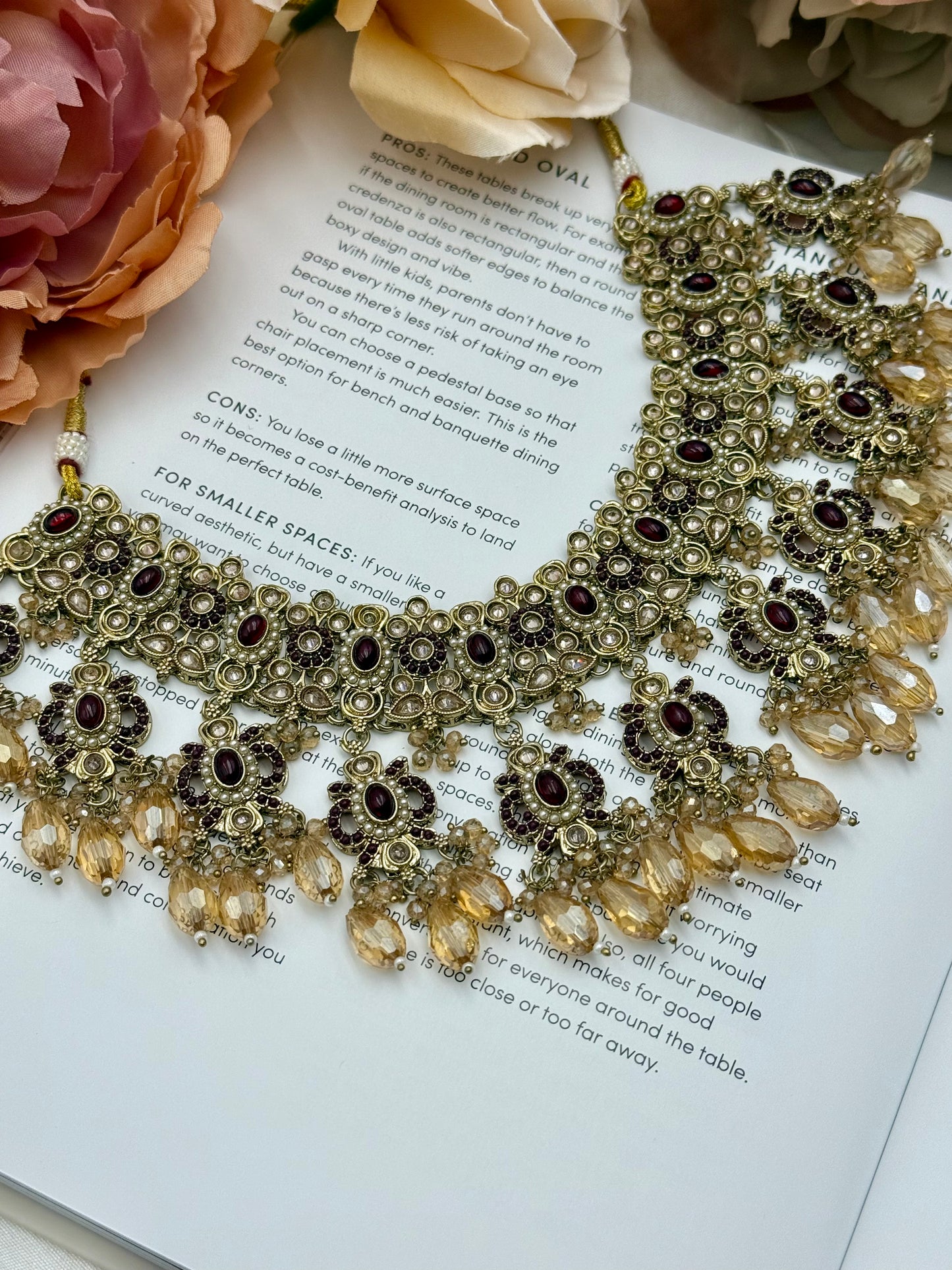 Zinnia Necklace Set