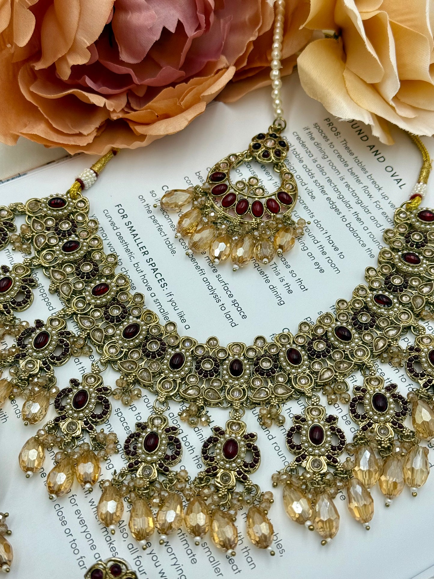 Zinnia Necklace Set