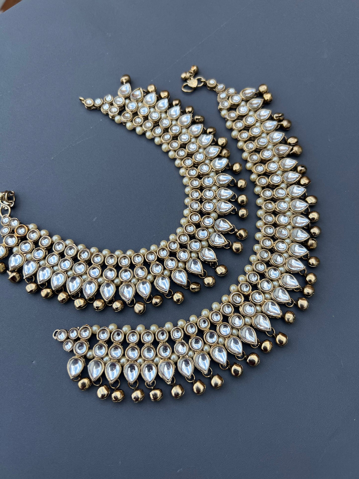 Kundan Heavy Anklets
