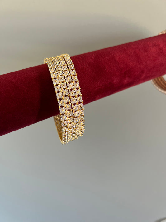 Bani American Diamond bangles pair of 4