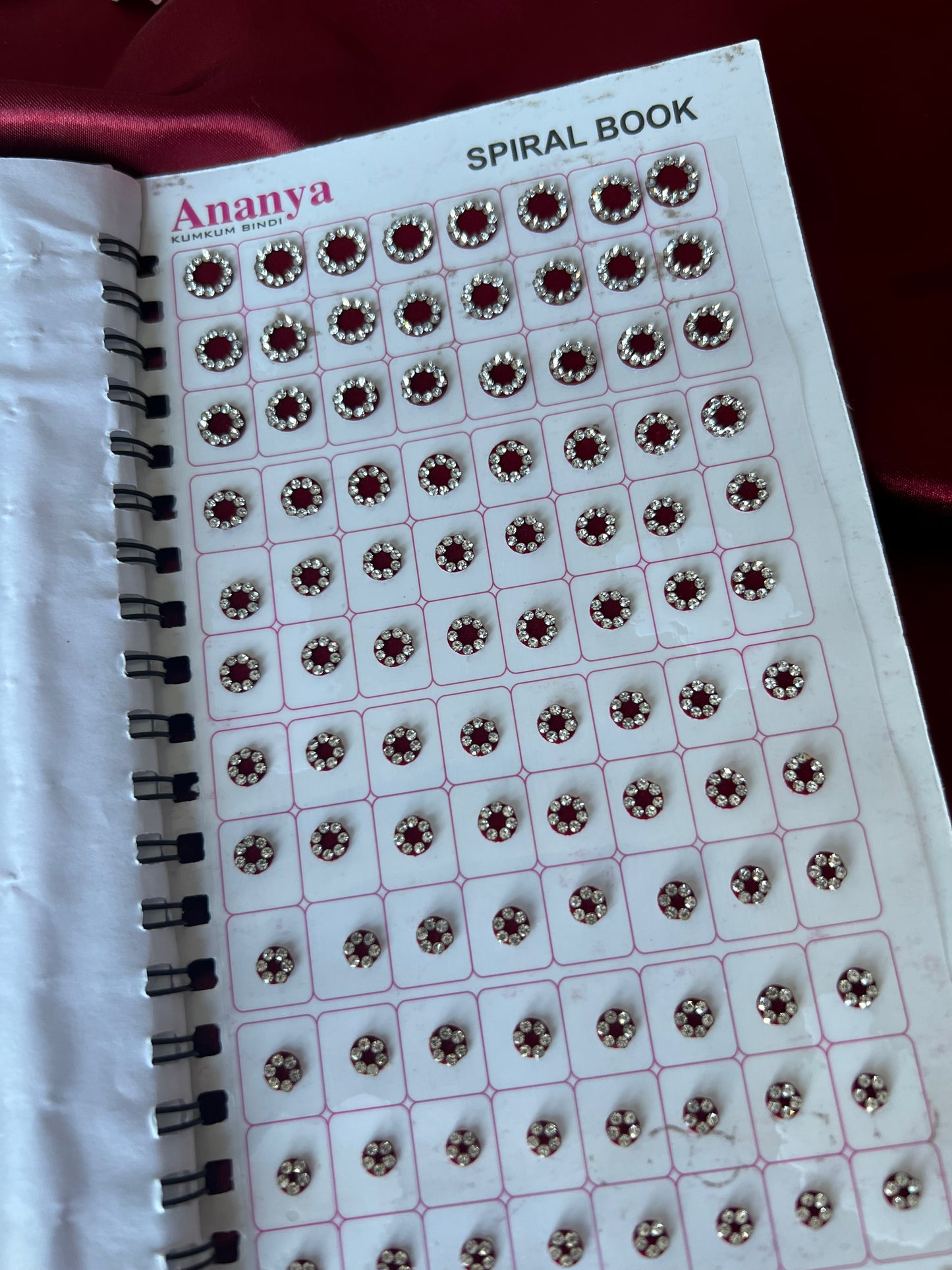 Ananya Swarovski Multi Bindi Book