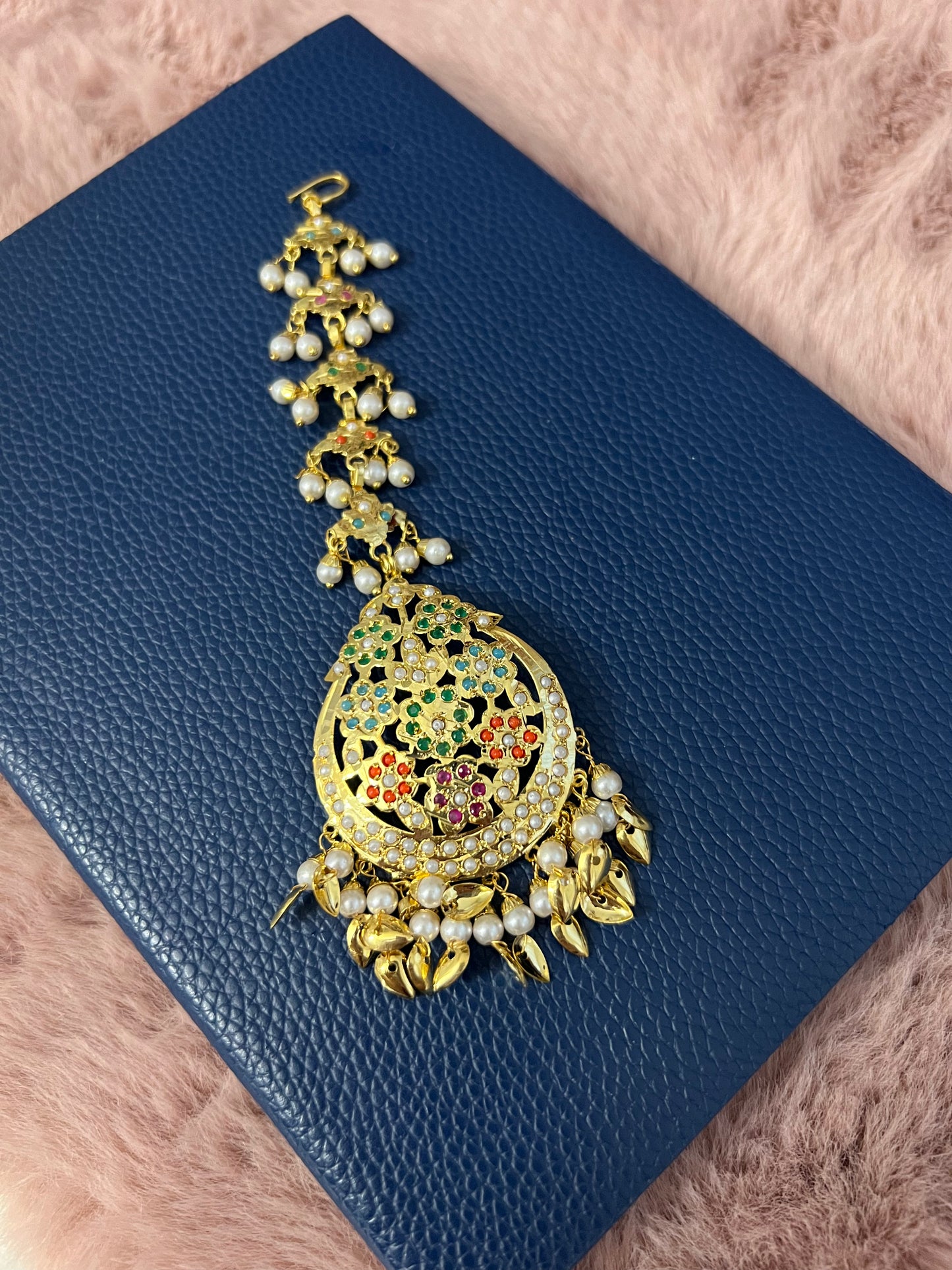 Original Jadau Gold Plated Tikka