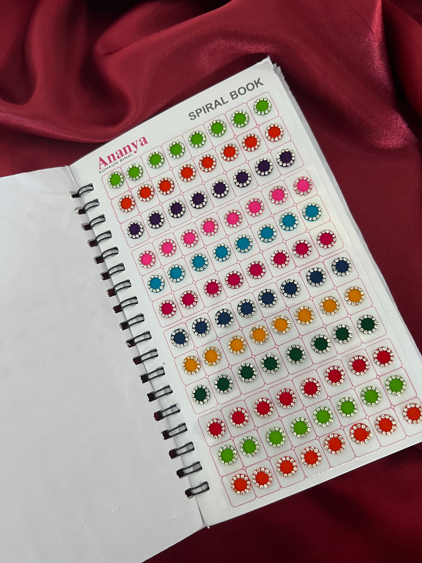 Ananya Swarovski Multi Bindi Book