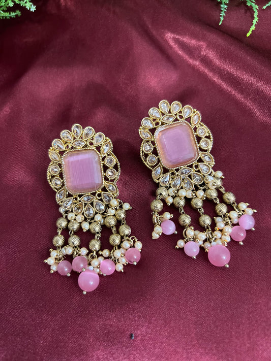 Manat Polki Earrings