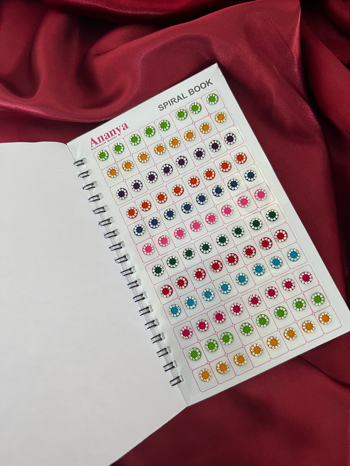 Ananya Swarovski Multi Bindi Book