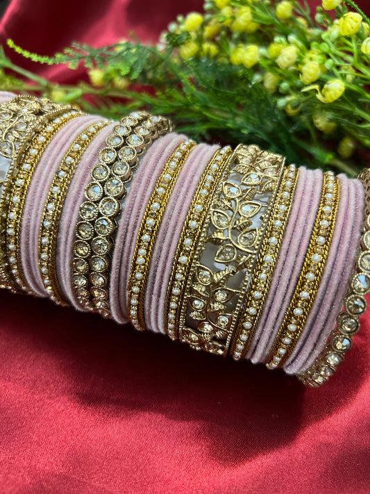 Kaya Polki Bangle set