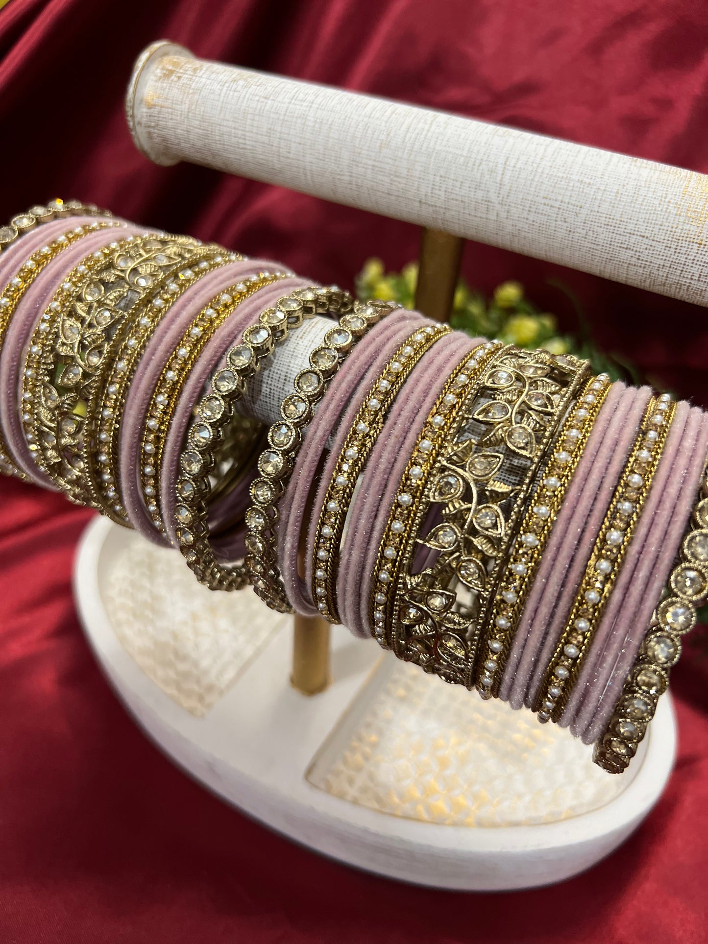 Kaya Polki Bangle set