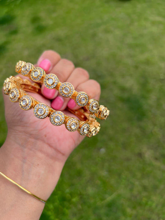 Ezra tiyani openable bracelets gold plated