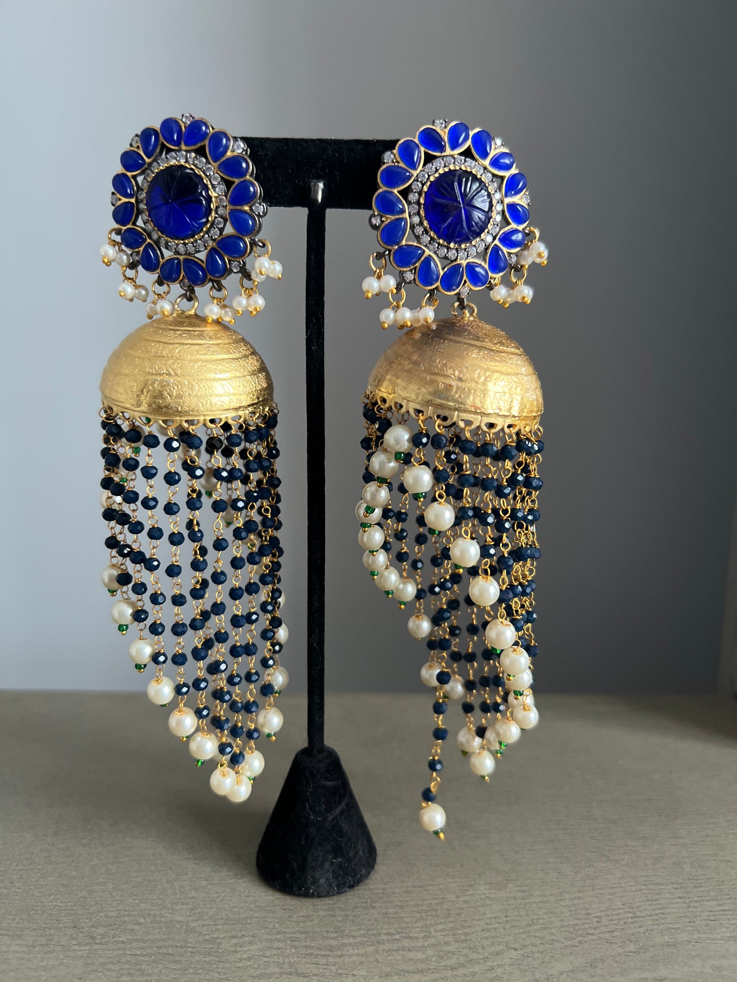 German silver jhumki