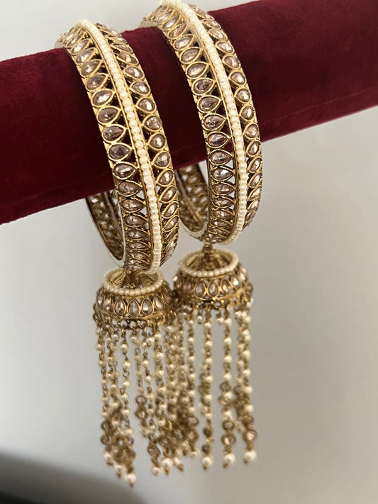 Yasmin polki jhumki style Bangles