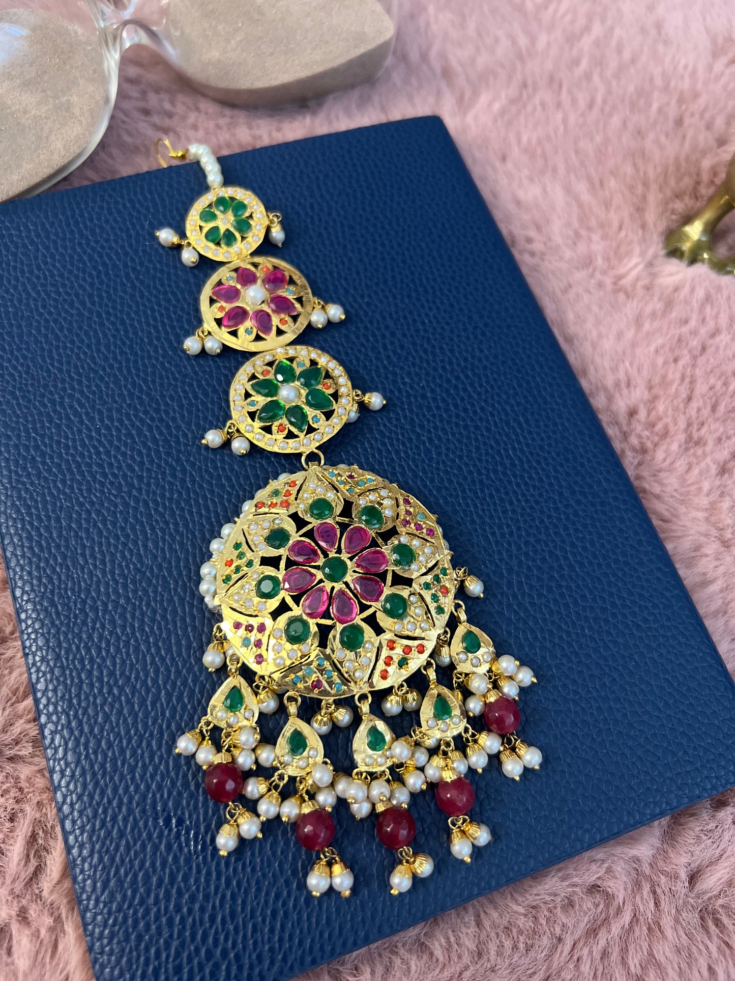 Original jadau Oversized tikka