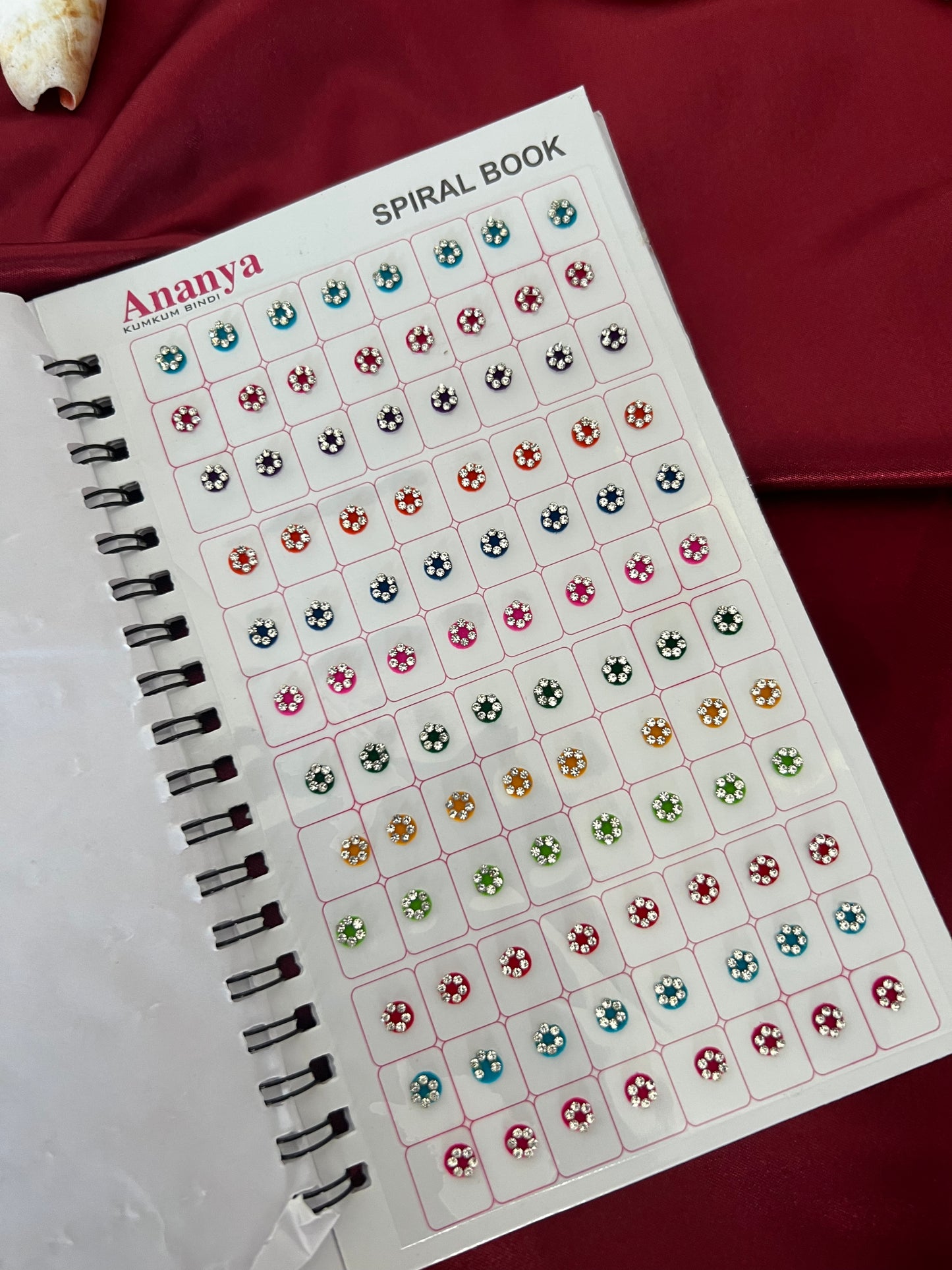 Ananya Swarovski Multi Bindi Book